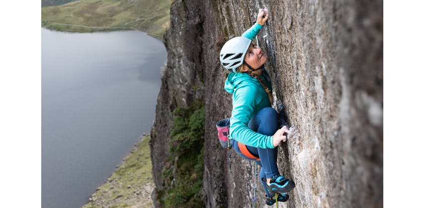 Black Diamond athlete Hazel Findley Climbing Impact day.