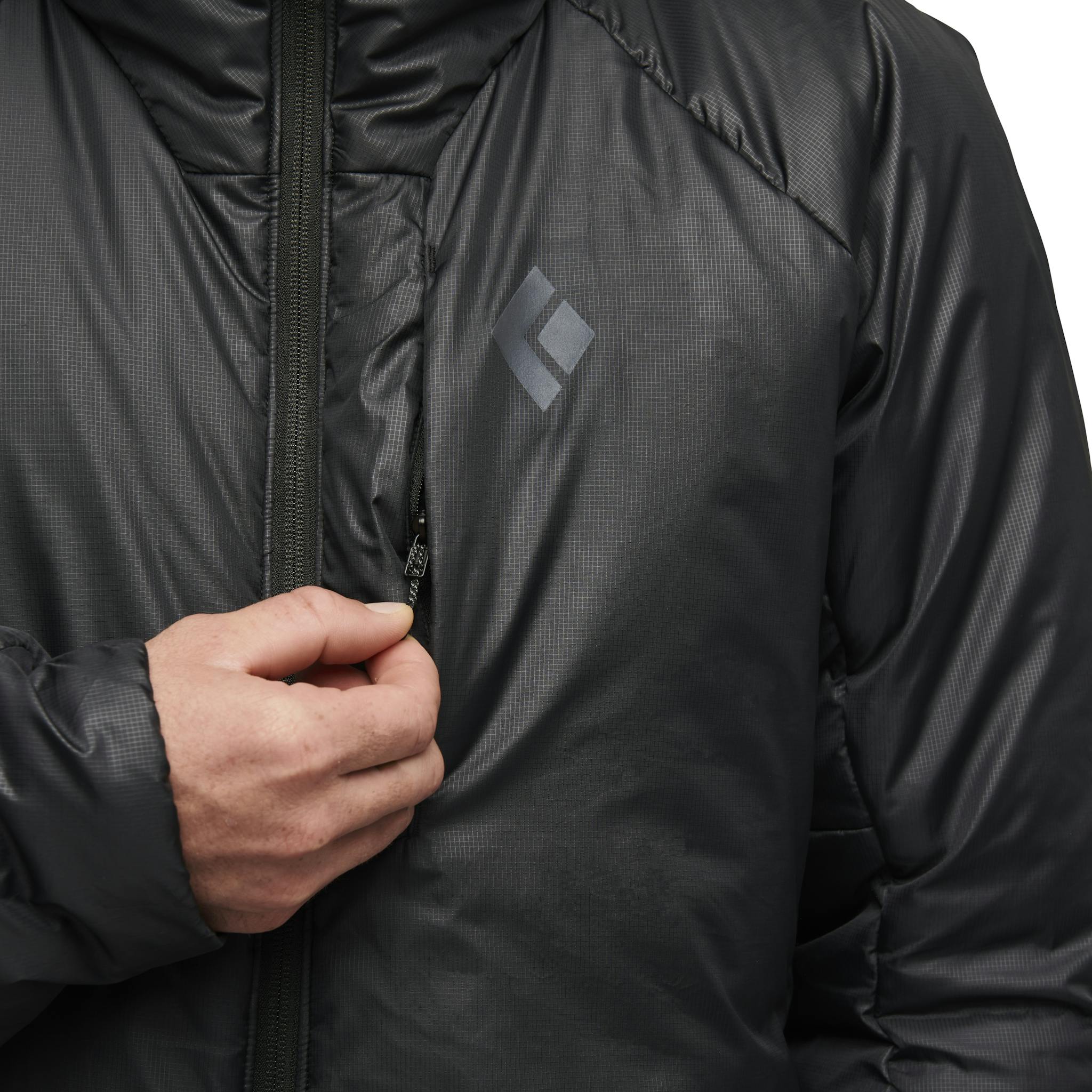Left zippered chest pocket