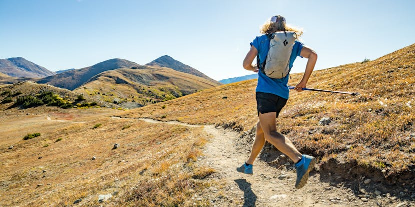 Joe Grant running in Colorado