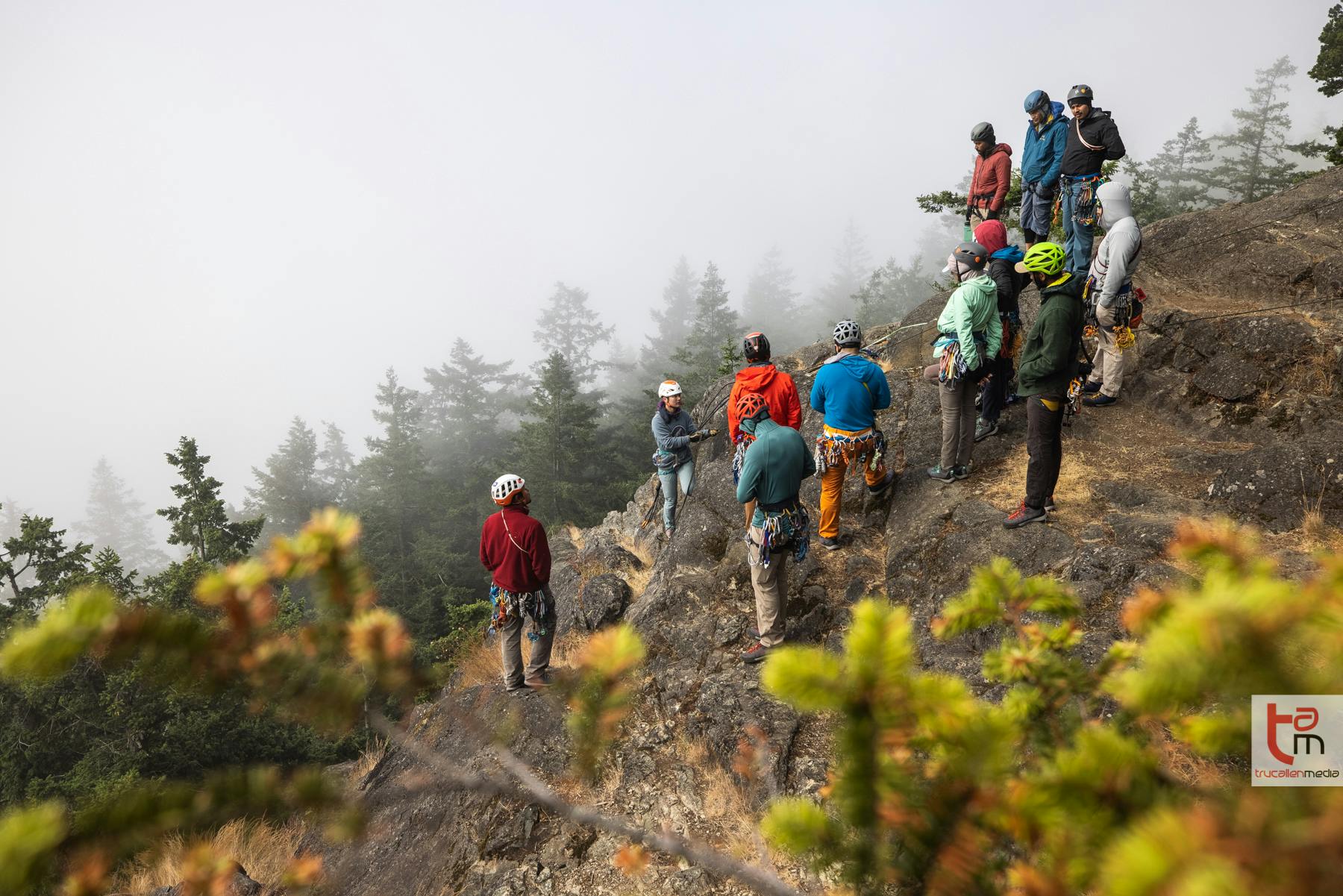 AMGA BIPOC Climbing together.