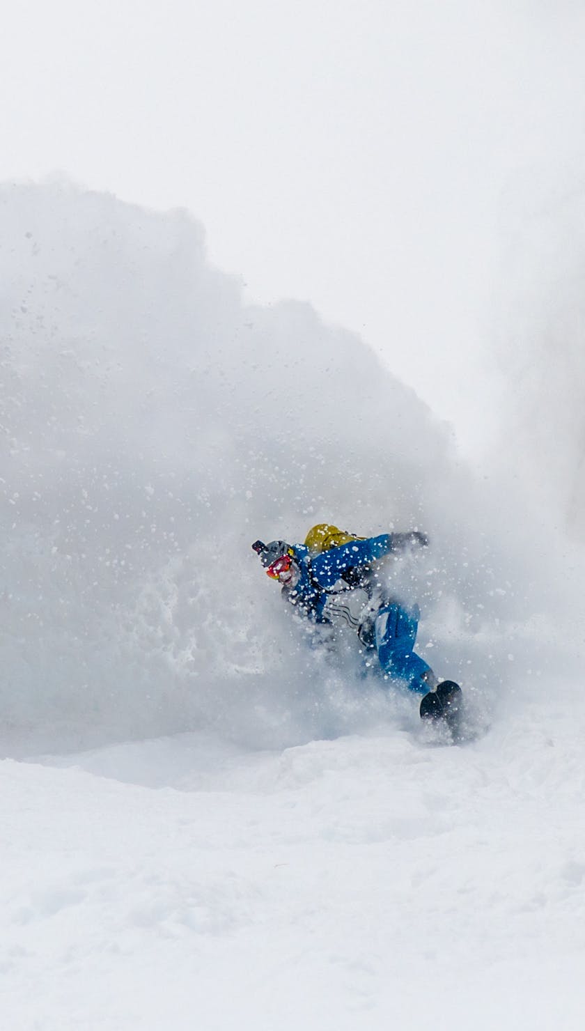 Bundle and save. A snowboarder in the white room. 