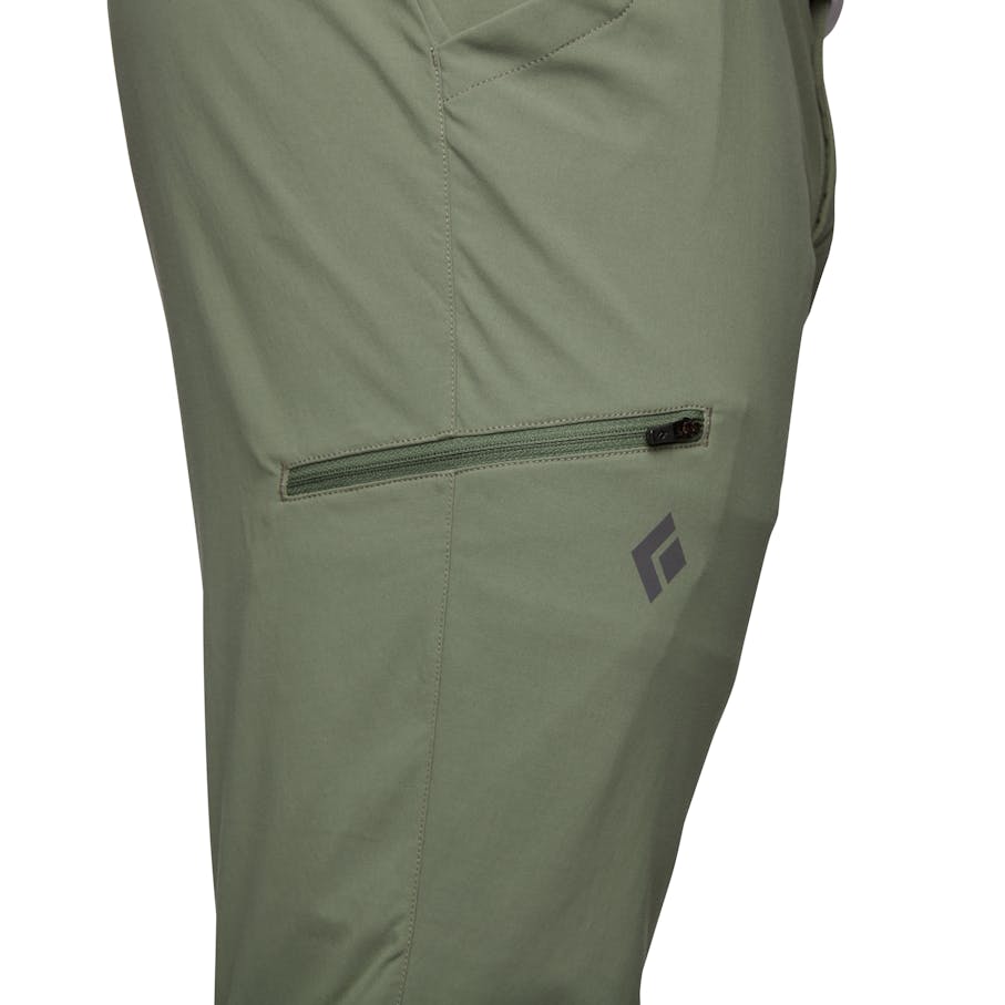 Zippered thigh pocket