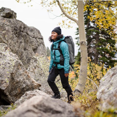The Women's Vision Hybrid Hoody.