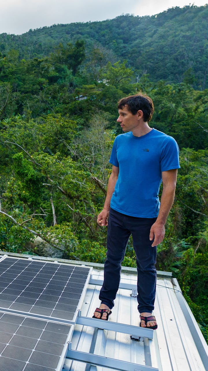 BD Athlete Alex Honnold on site