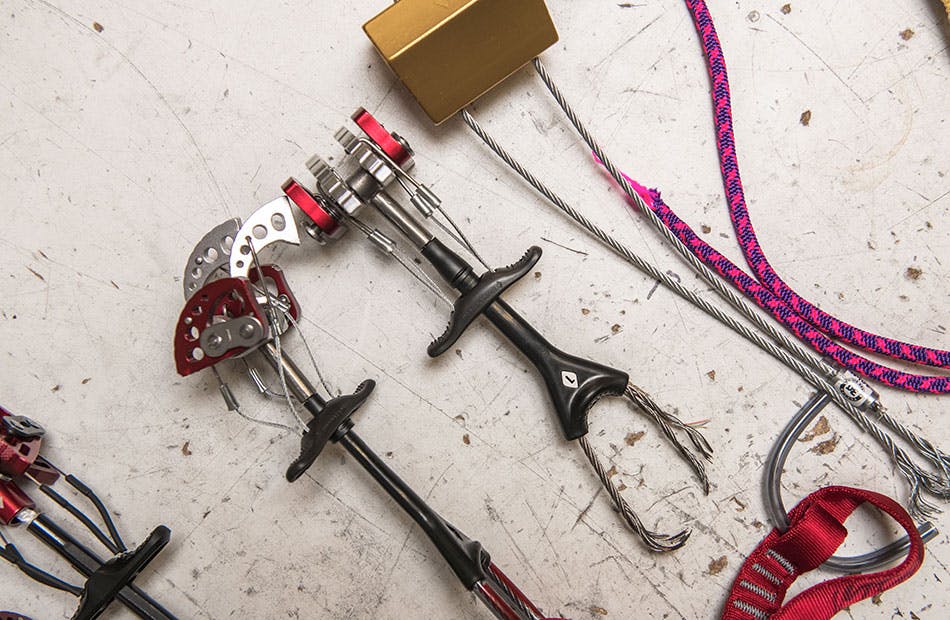 climbing gear to be tested