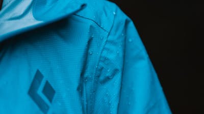 BDdry 2.5L on a rain jacket.