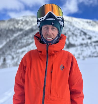 a portrait of Black Diamond ambassador Dorian Densmore.