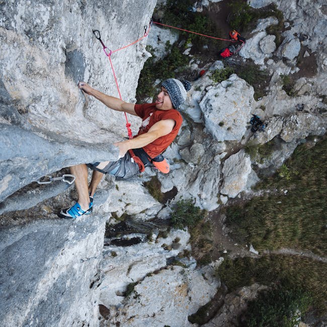 BD Athlete Seb Bouin climbing Beyond Integral