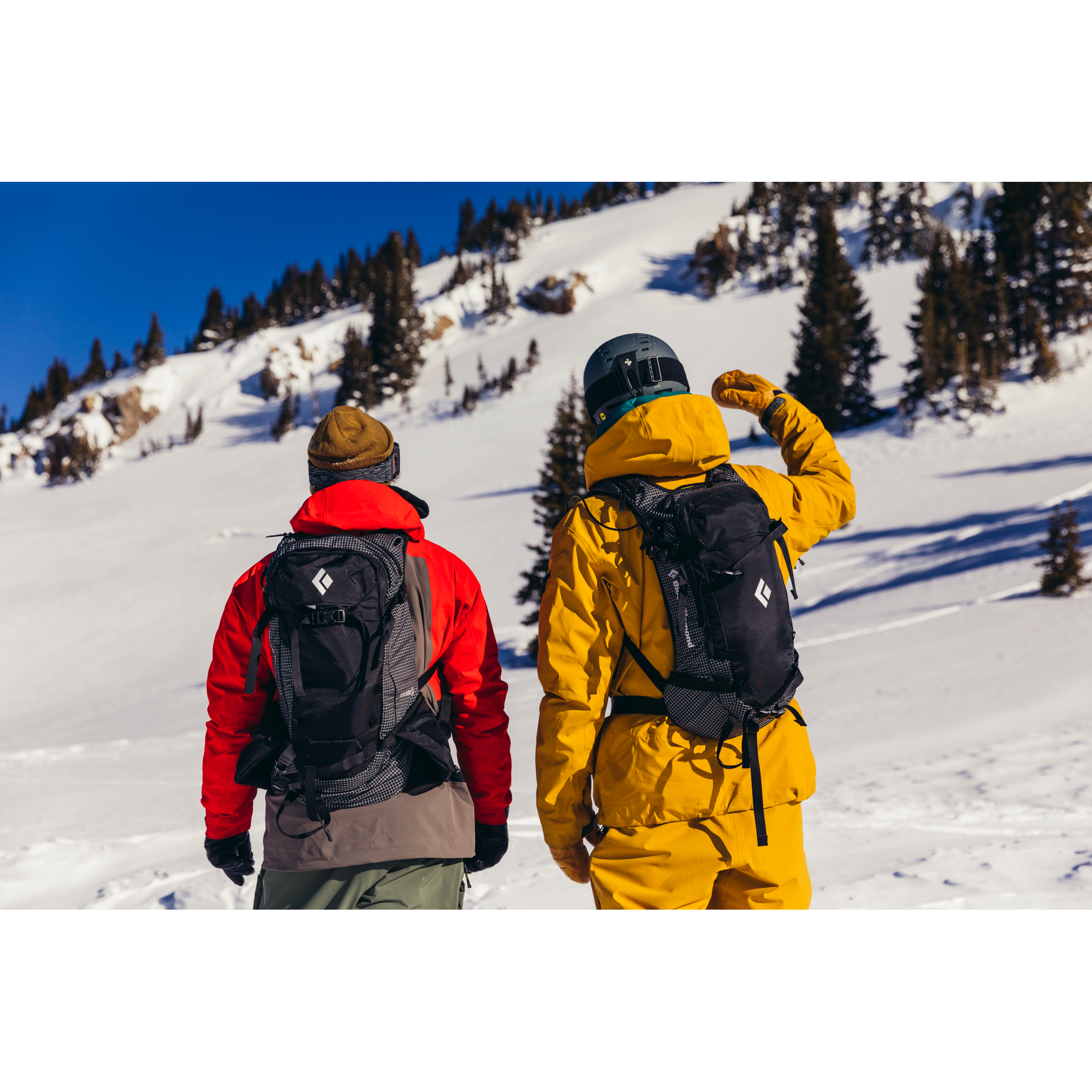 snow backpack