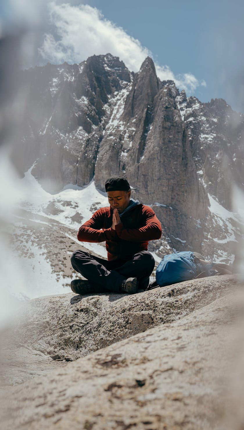 BD Ambassador Andrew King in the high Sierras