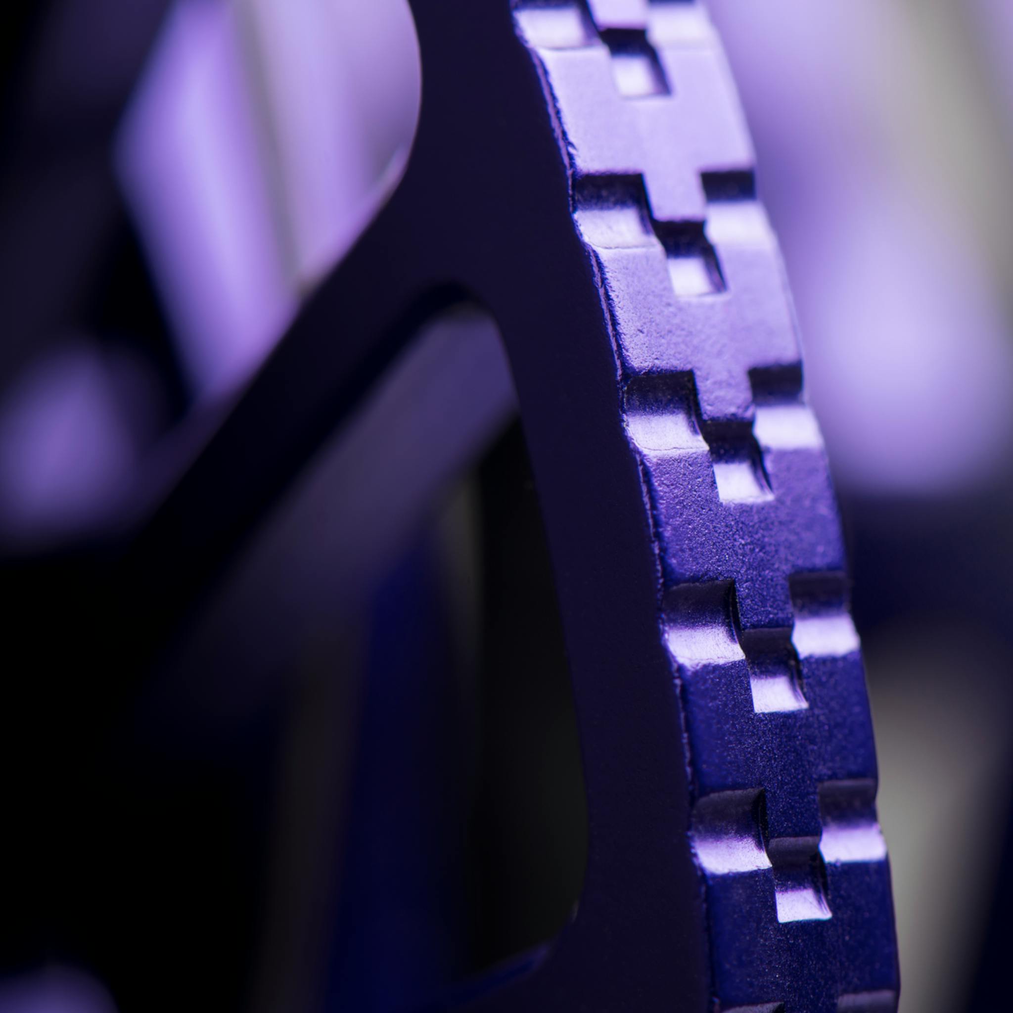 A close up glam of a cam lobe.