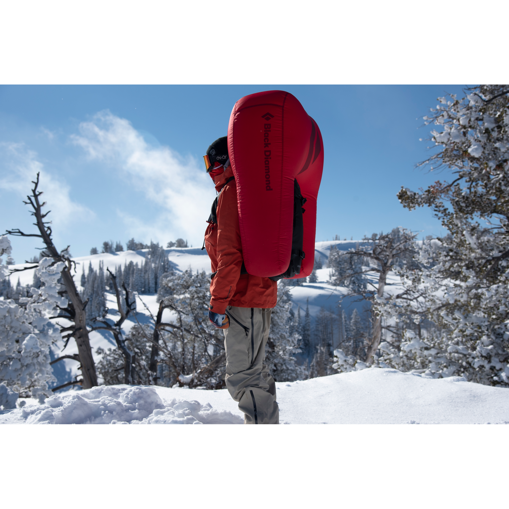 JetForce Pro Split Avalanche Airbag Pack 25L Black Diamond® Ski Gear