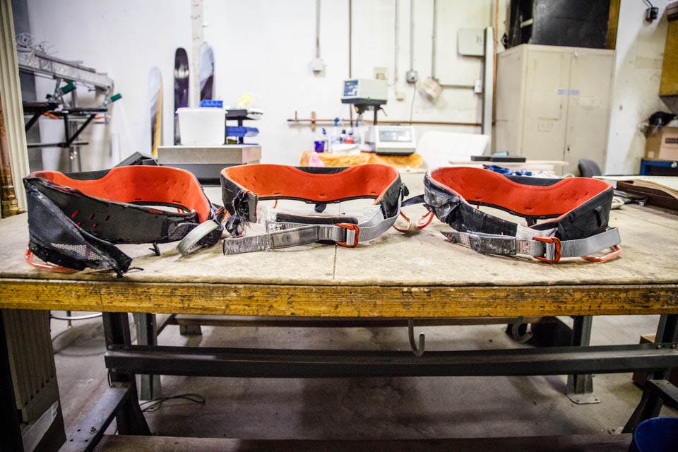 the original 3 harnesses lined up after testing.