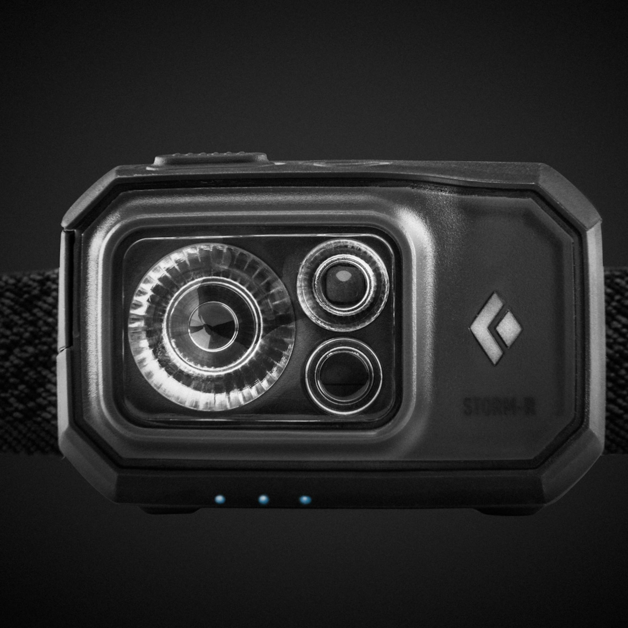The front of the Storm 500 R Rechargeable Headlamp