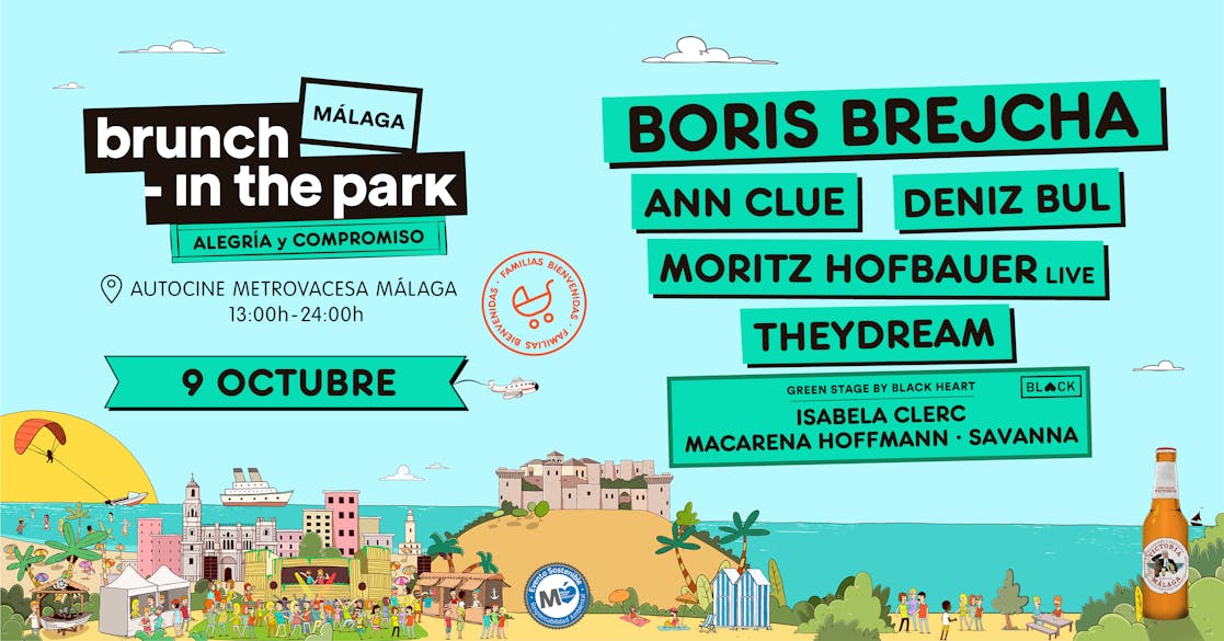 Brunch In The Park Málaga será el nuevo destino más aclamado en el sur de nuestro país