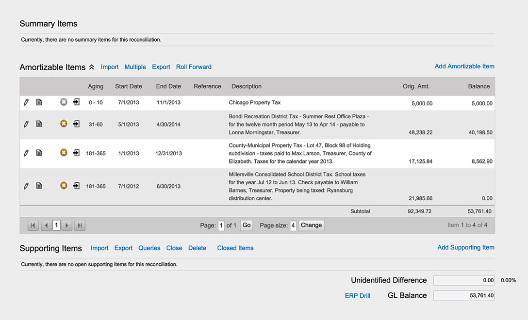 Blackline account Reconciliations.