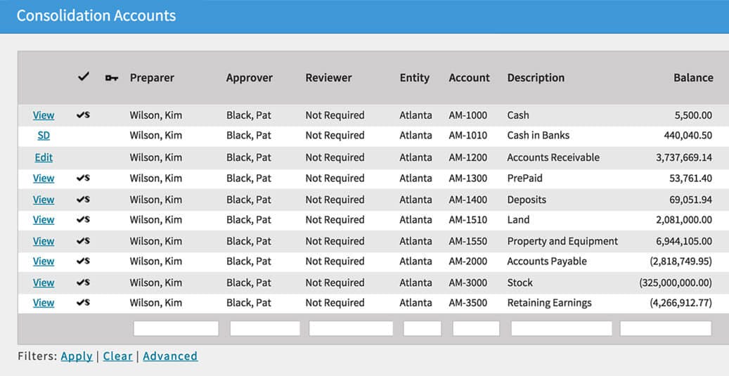BlackLine Consolidation Integrity Manager automatically reconciles accounts Image