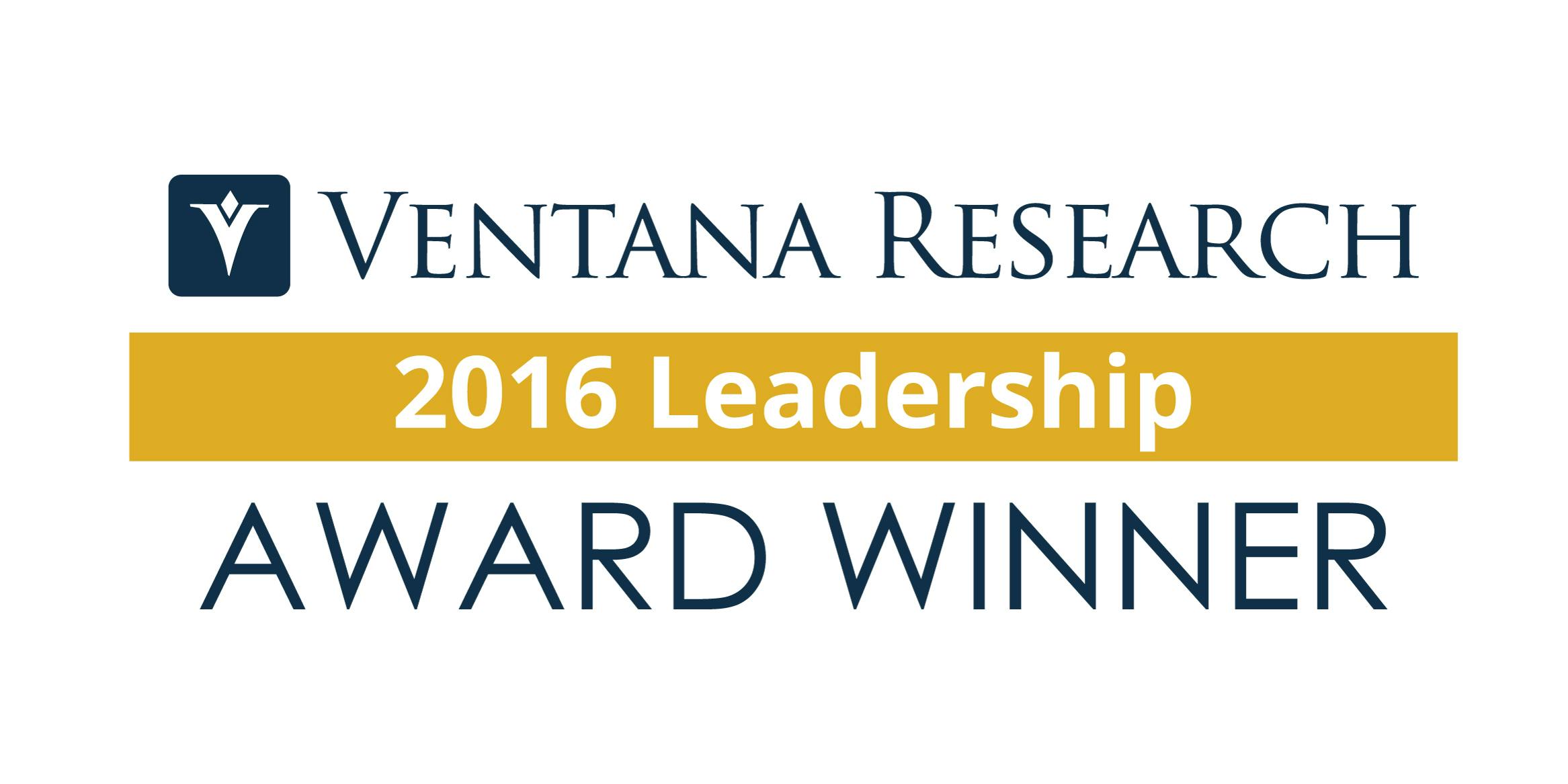 Ventana Research Leadership Award Image
