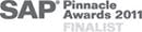 Global technology industry leader SAP® named BlackLine a Finalist for a  2011 Pinnacle Award Image