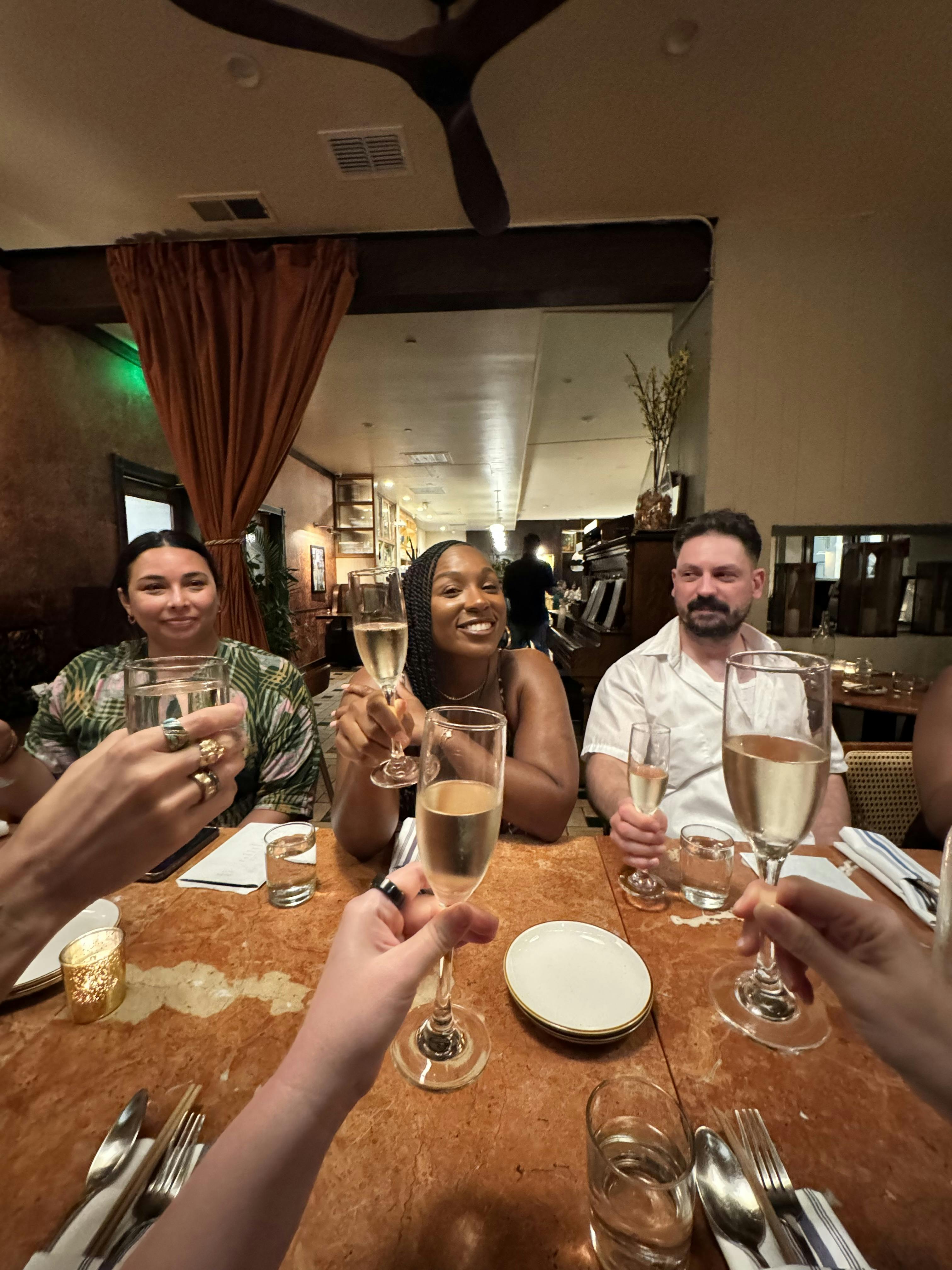 Shauna Anniversary Dinner with Black Sheep team