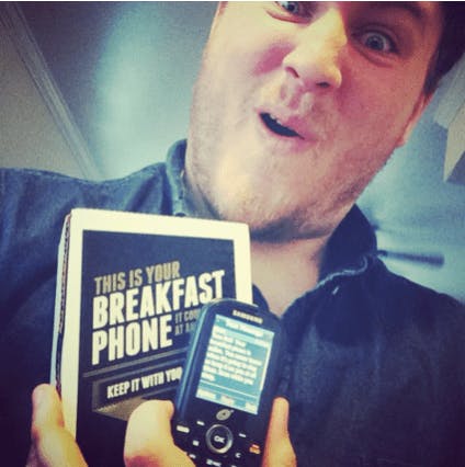 Taco Bell breakfast phone