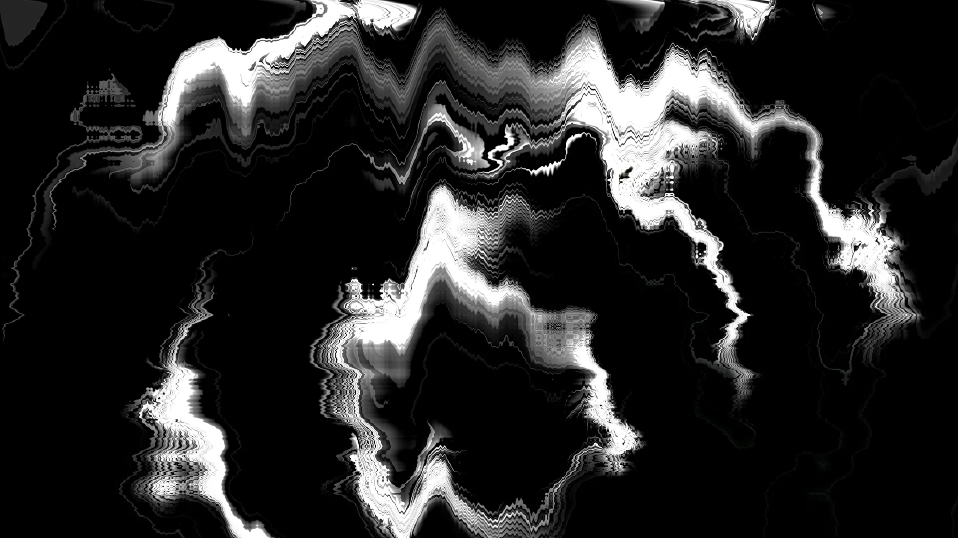Black and white waves