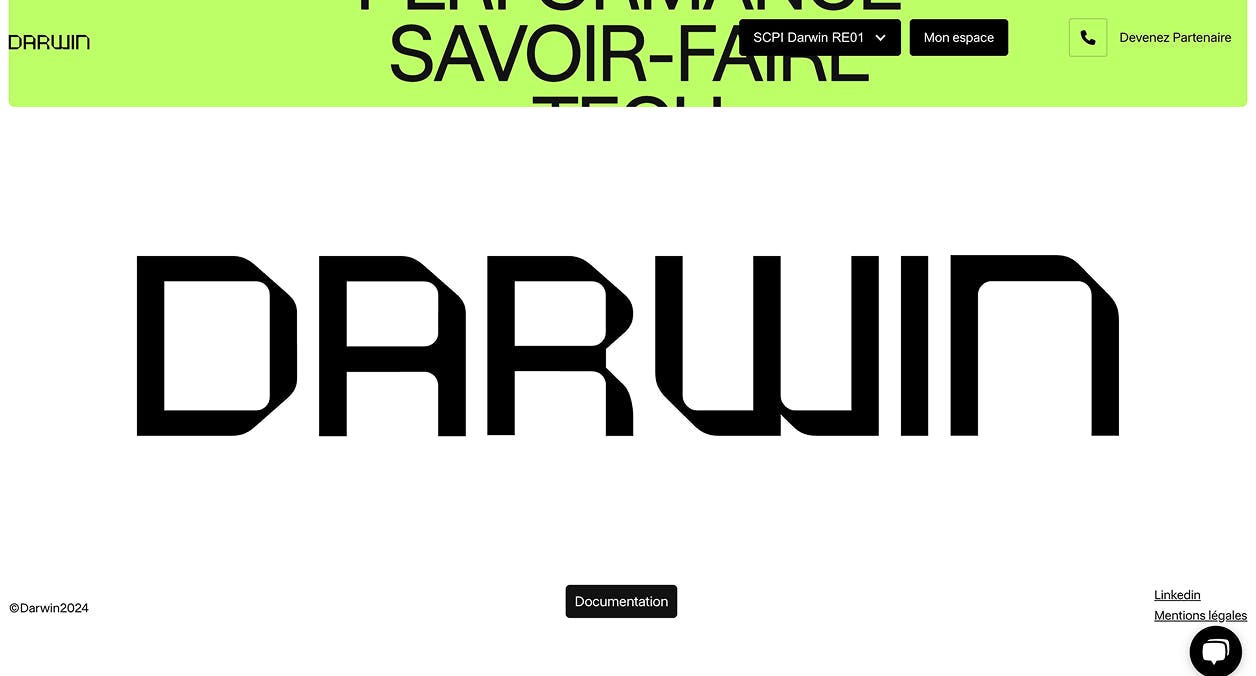 Darwin footer