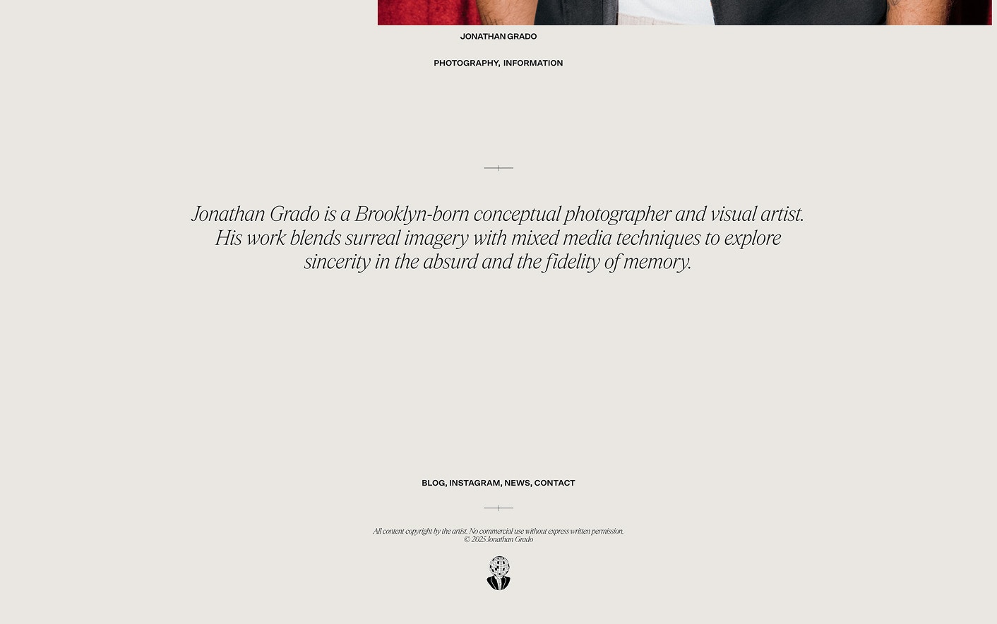 Jonathan Grado Home page