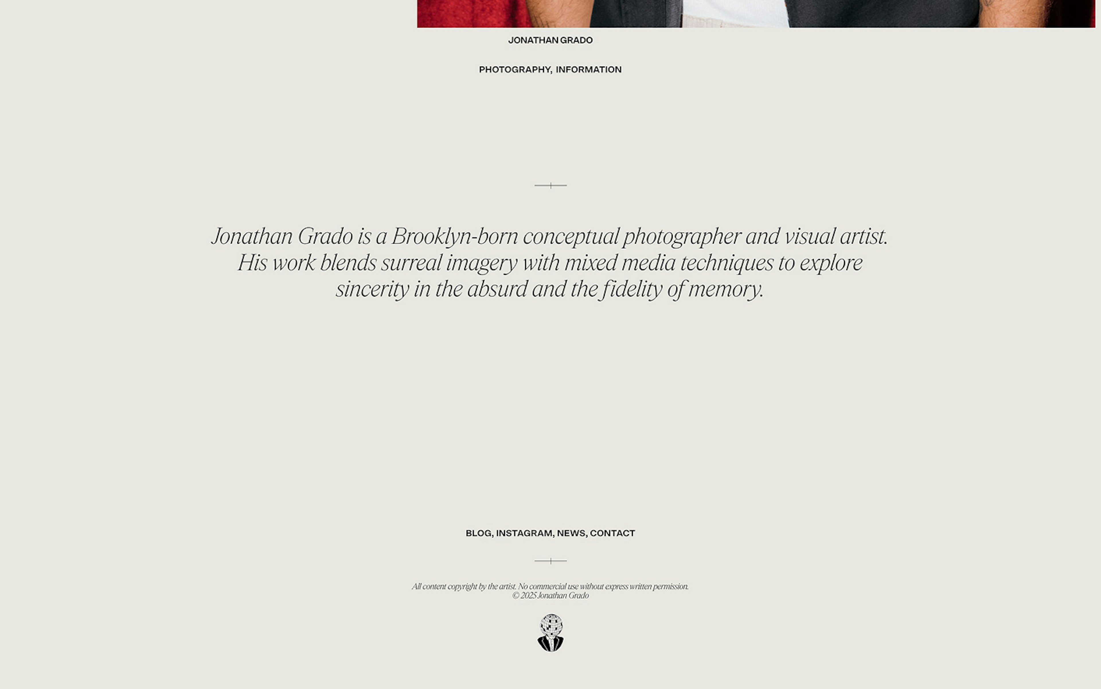 Jonathan Grado Home page