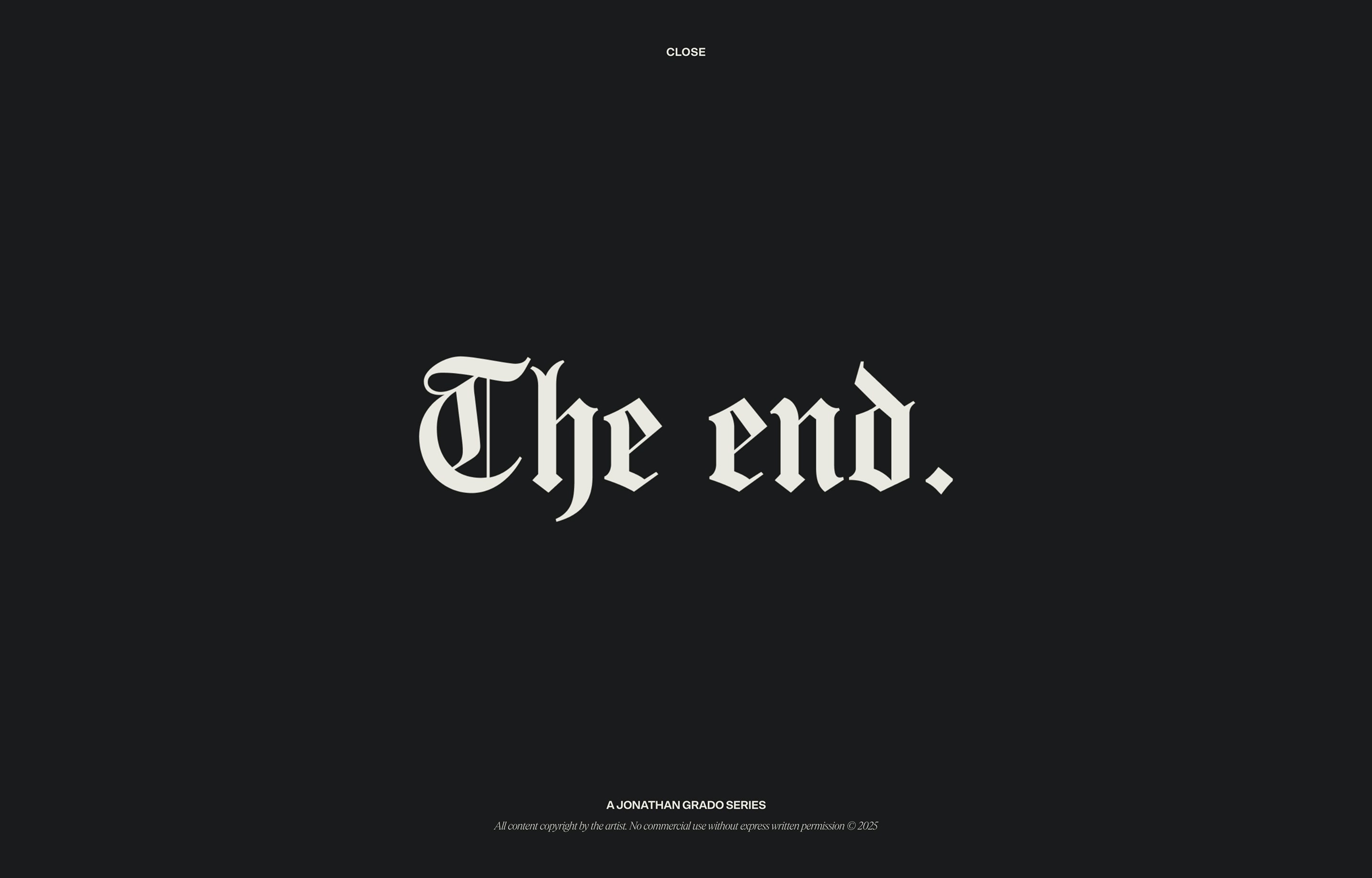 Jonathan Grado Title page