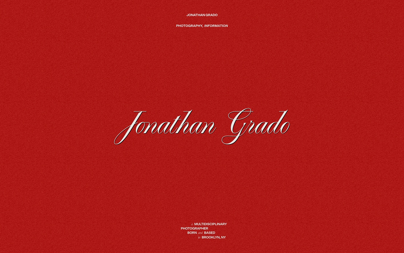 Jonathan Grado Information page