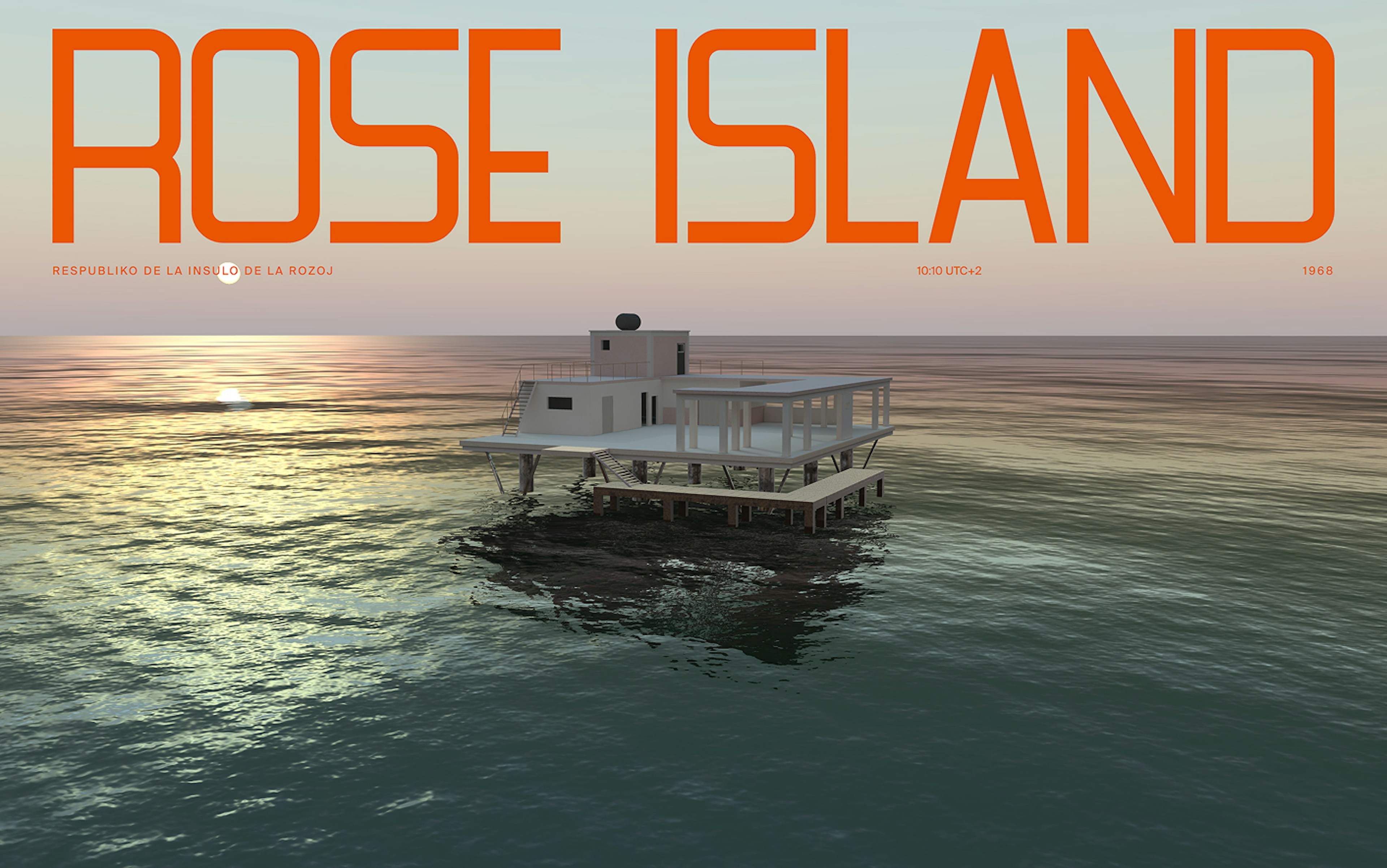 Rose Island hero section