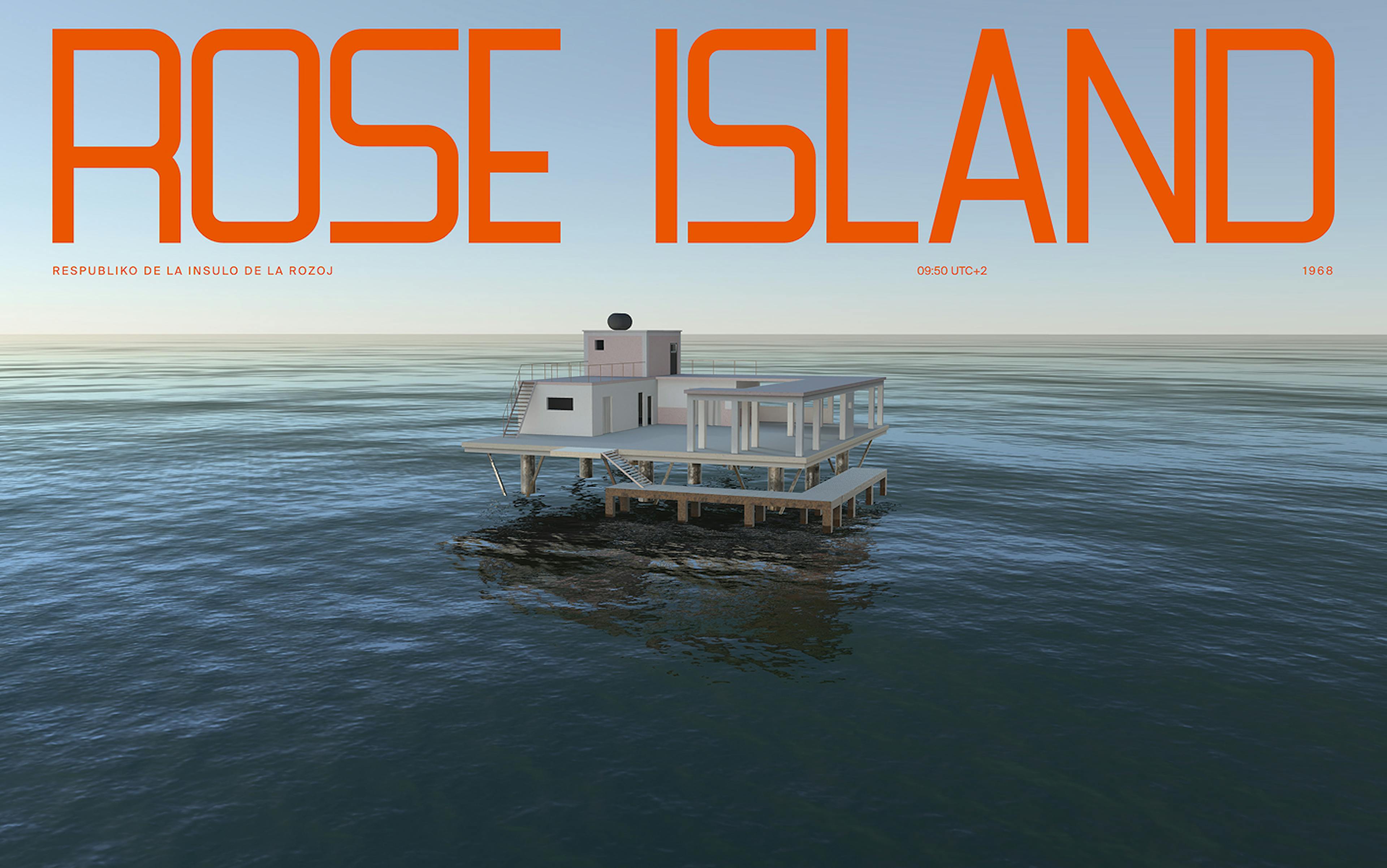 Rose Island hero section