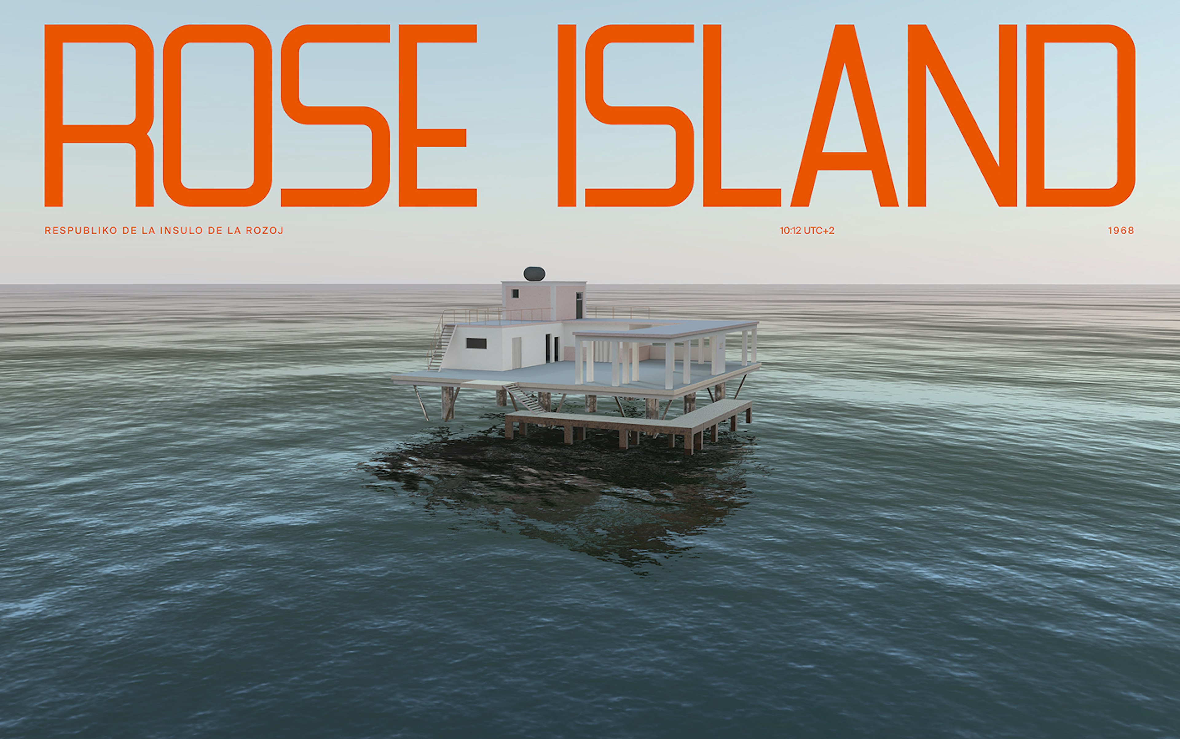 Rose Island hero section