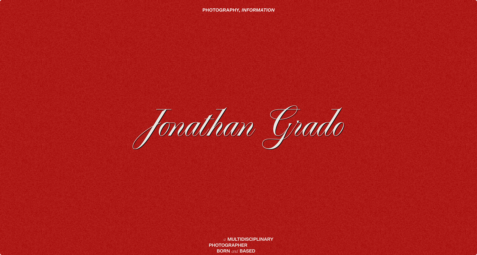 Jonathan Grado about page
