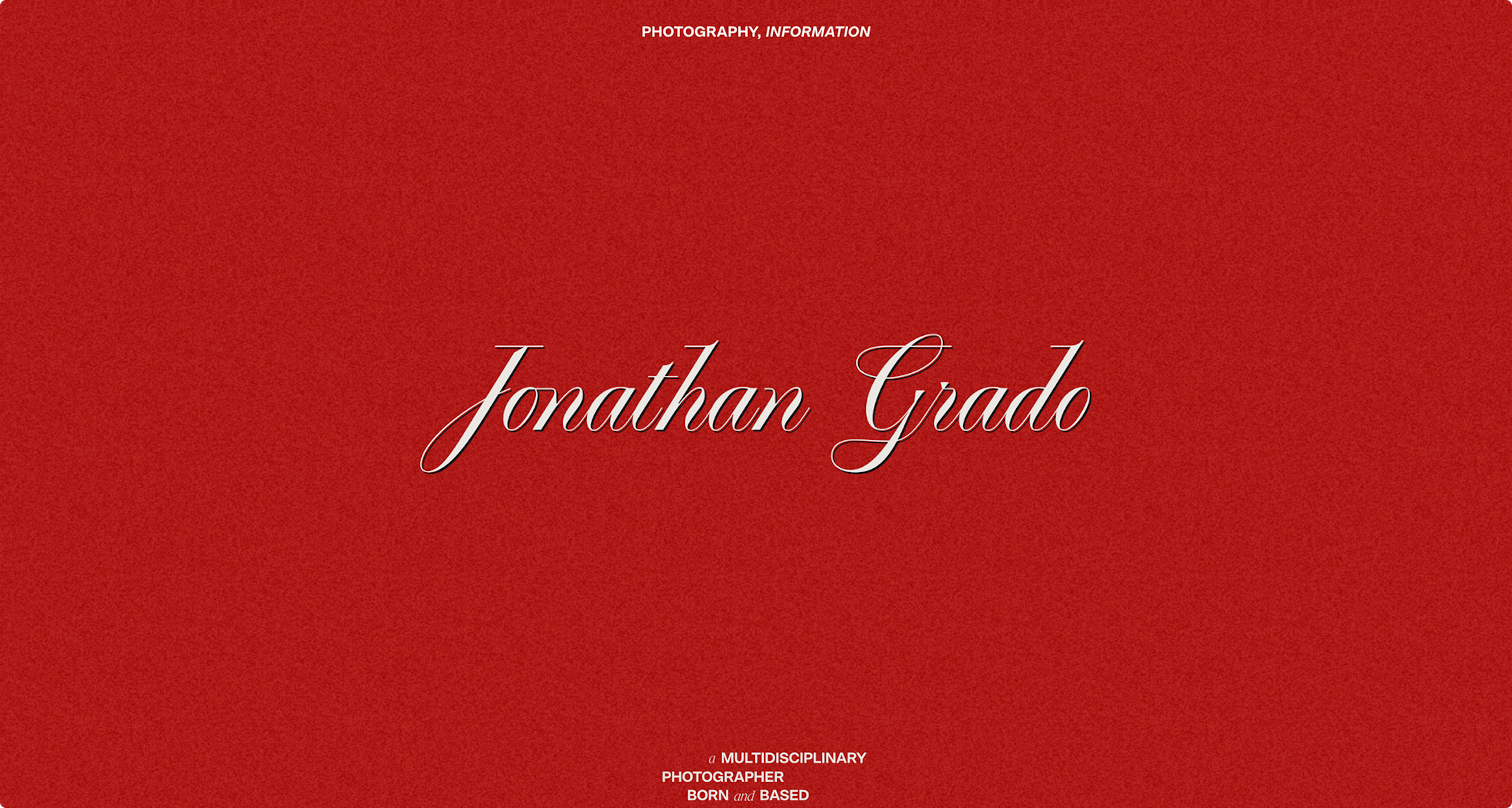 Jonathan Grado about page