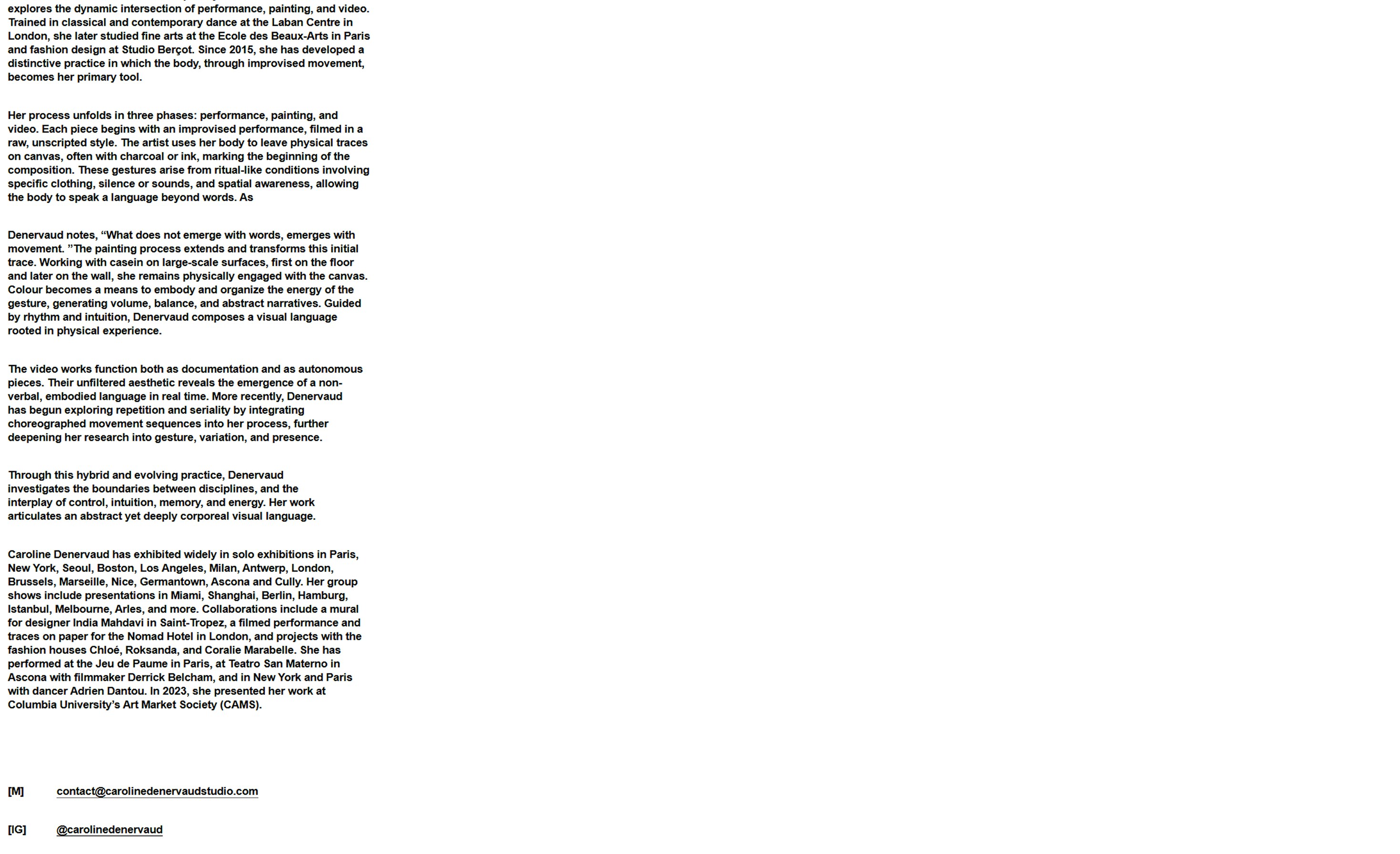 Caroline Denervaud Studio