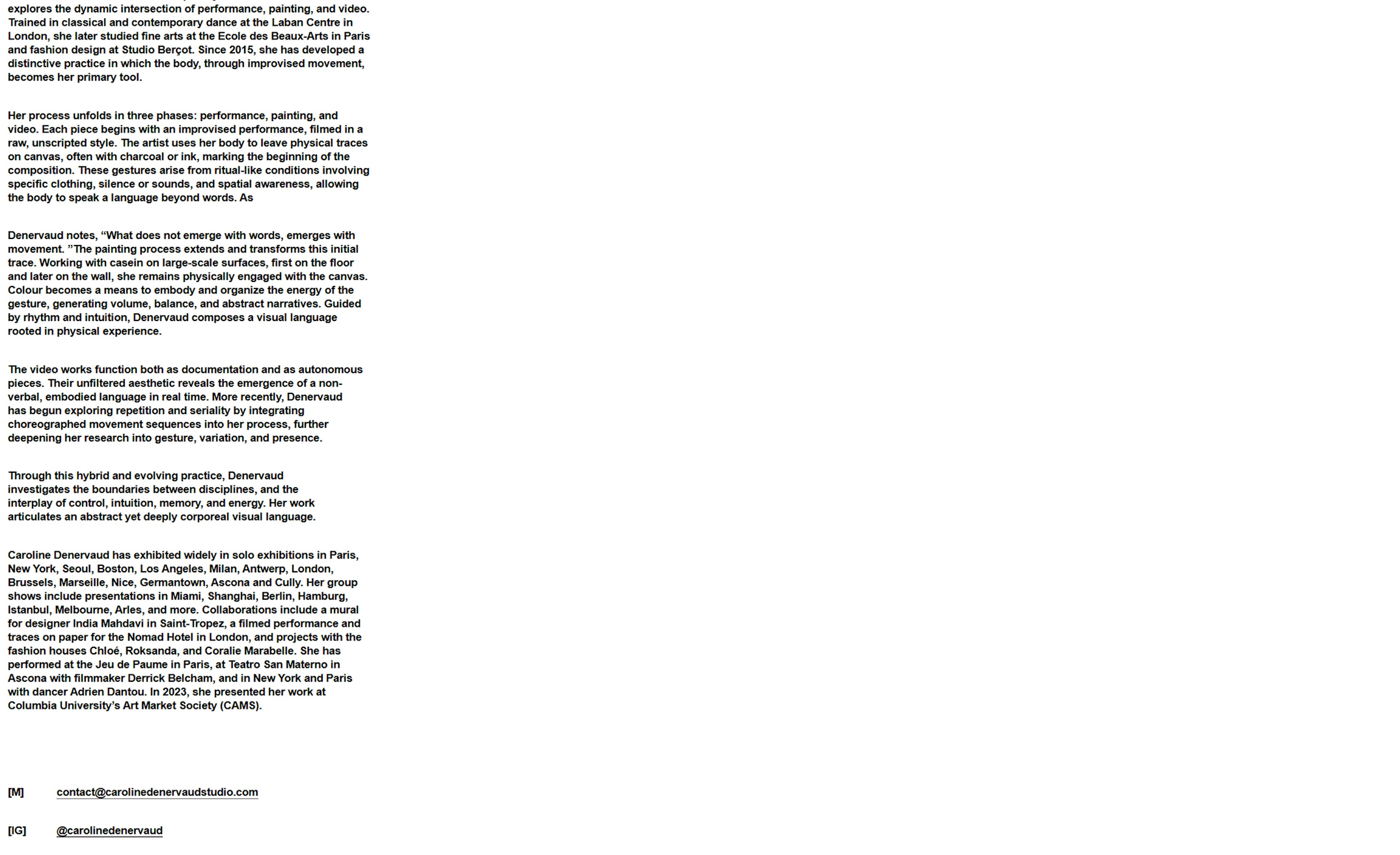 Caroline Denervaud Studio
