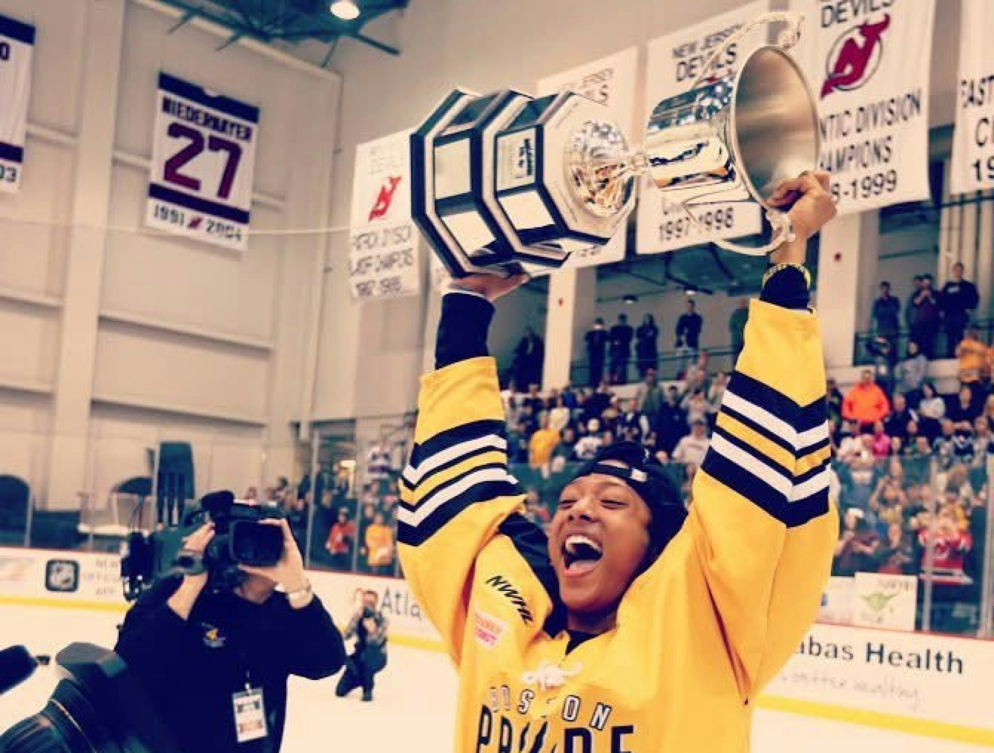 Blake with winning cup