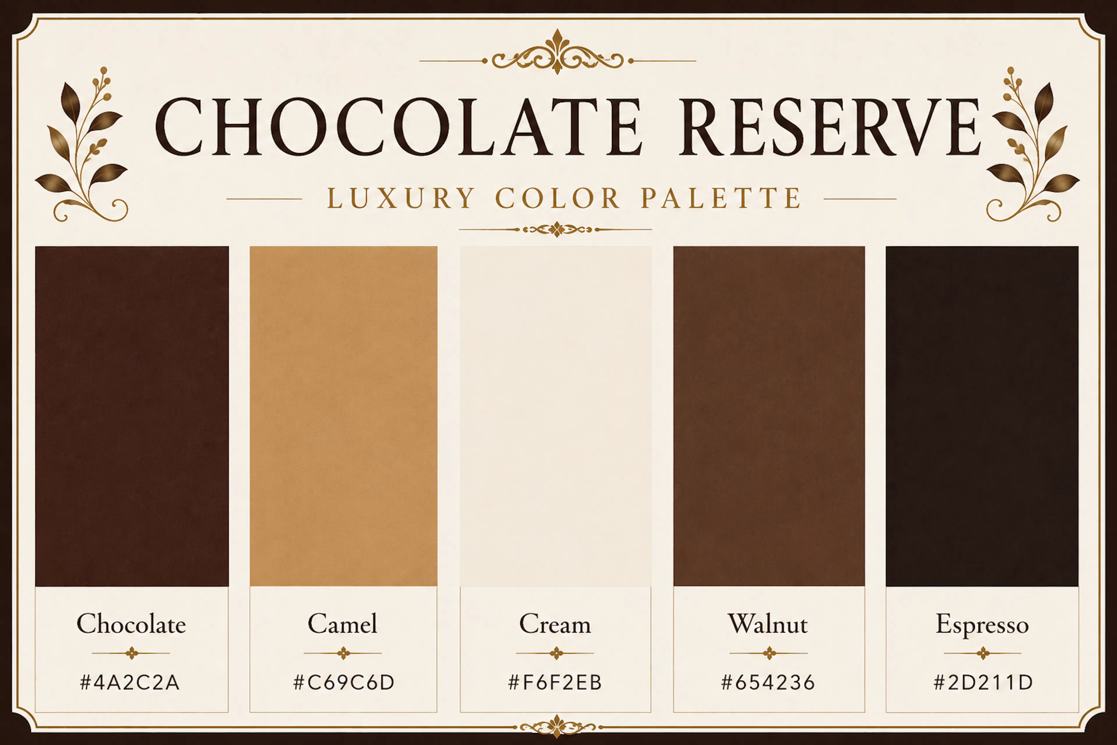 luxury color palette