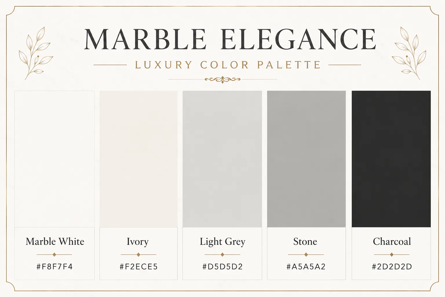 luxury color palette