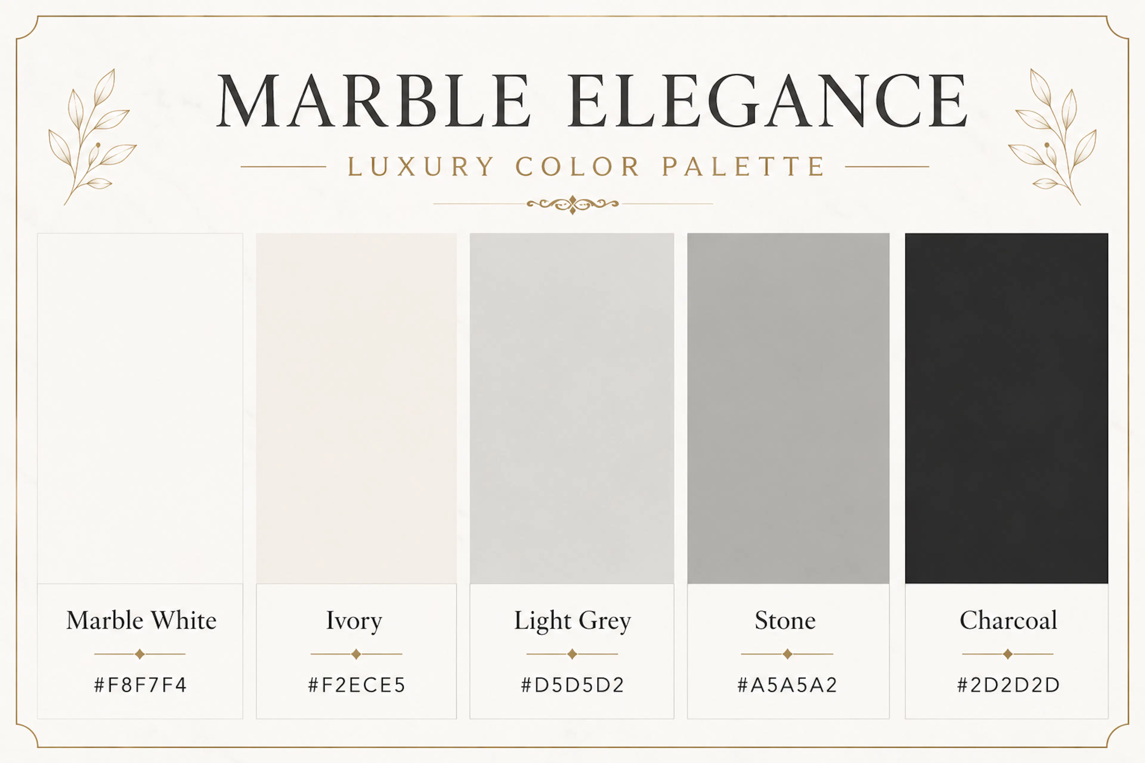 luxury color palette