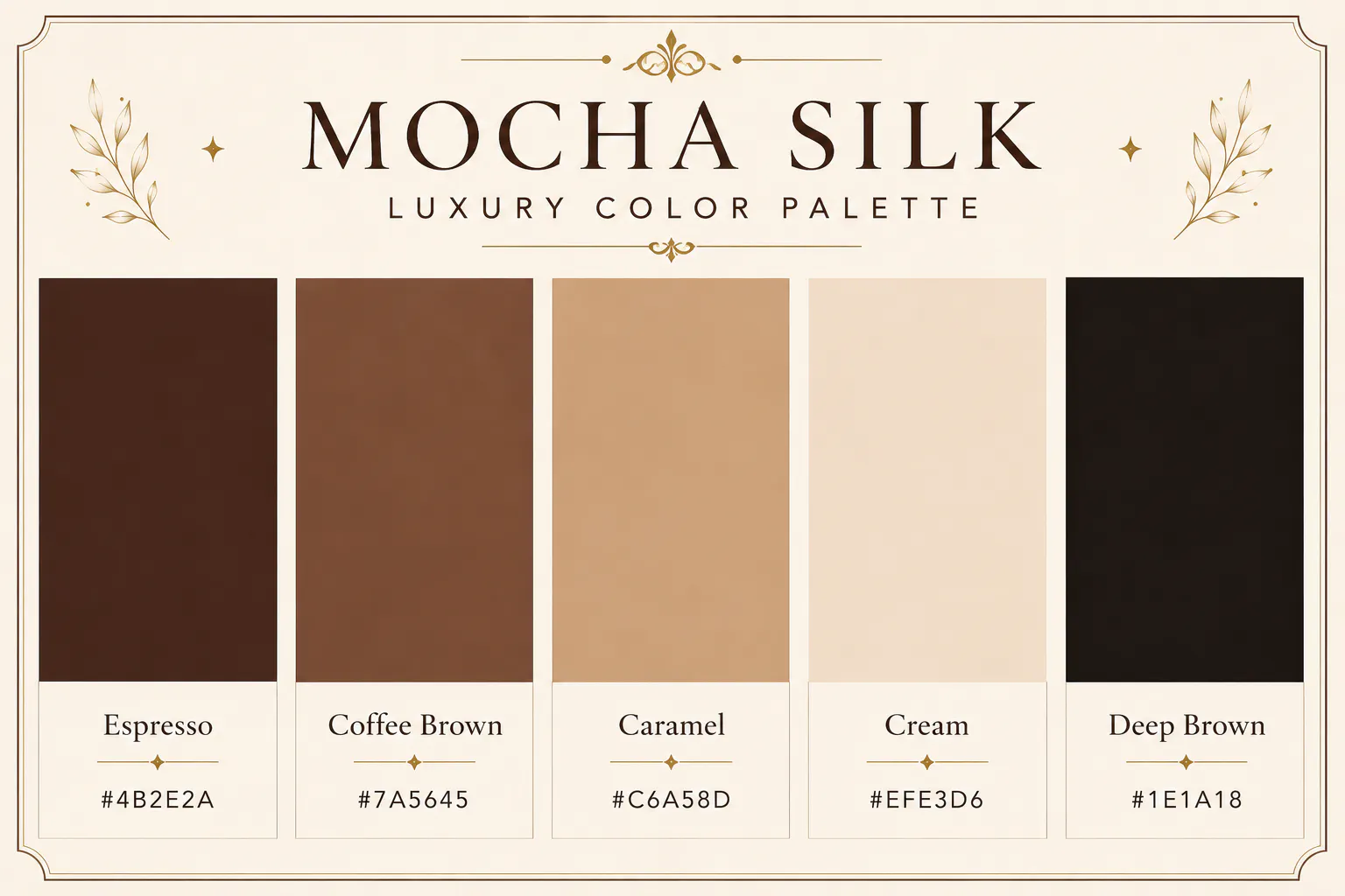luxury color palette