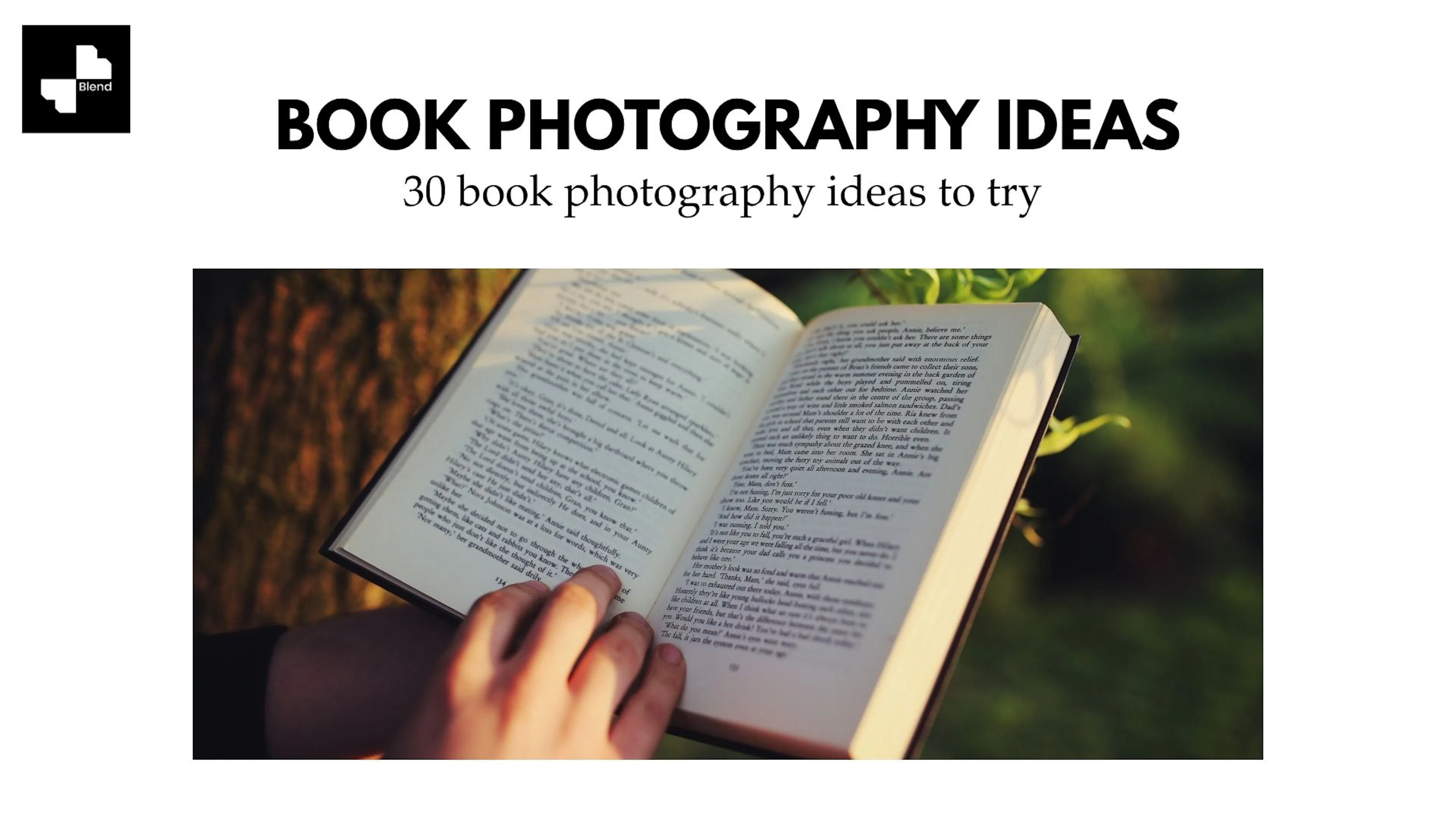 books photography ideas