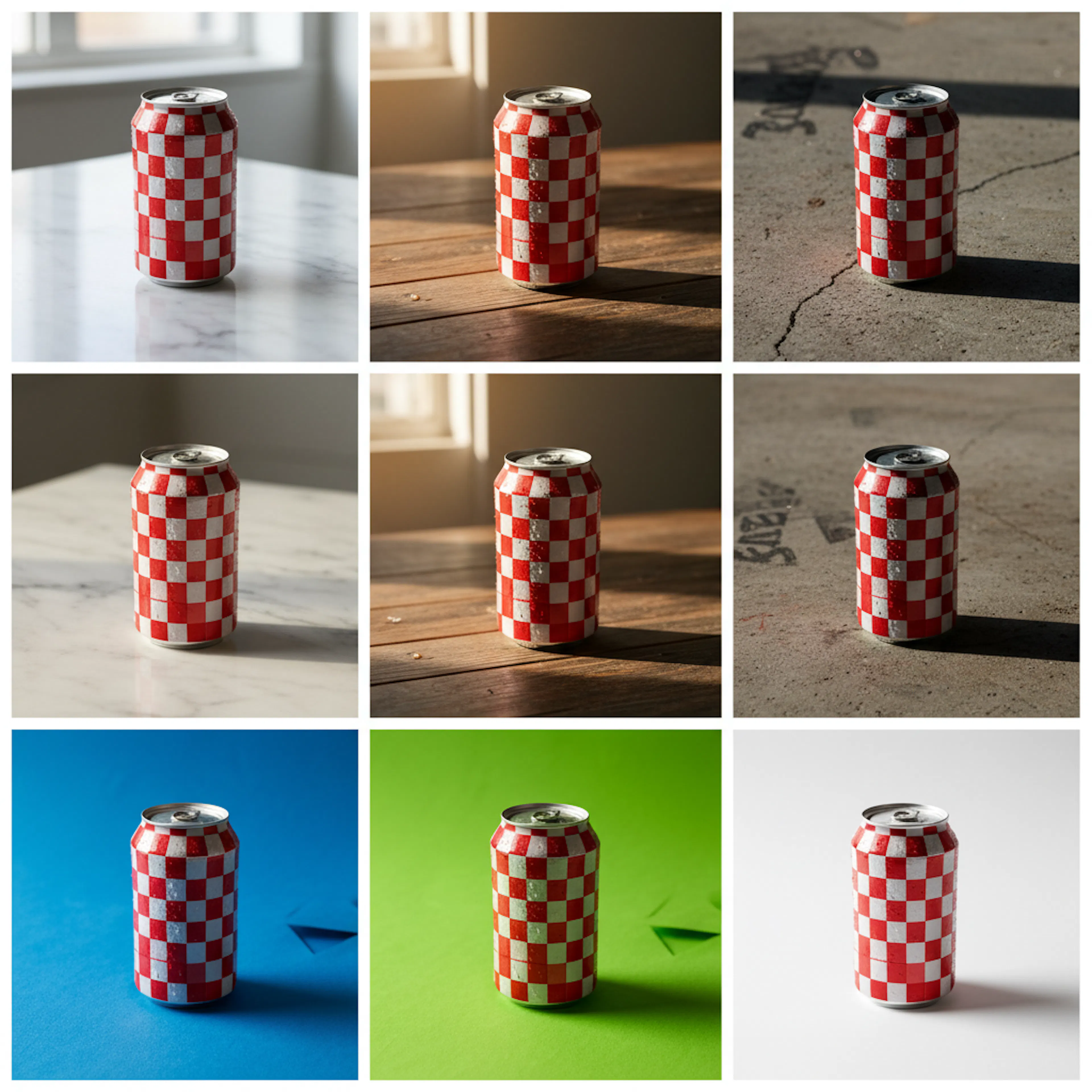 beverage photography in different backgrounds