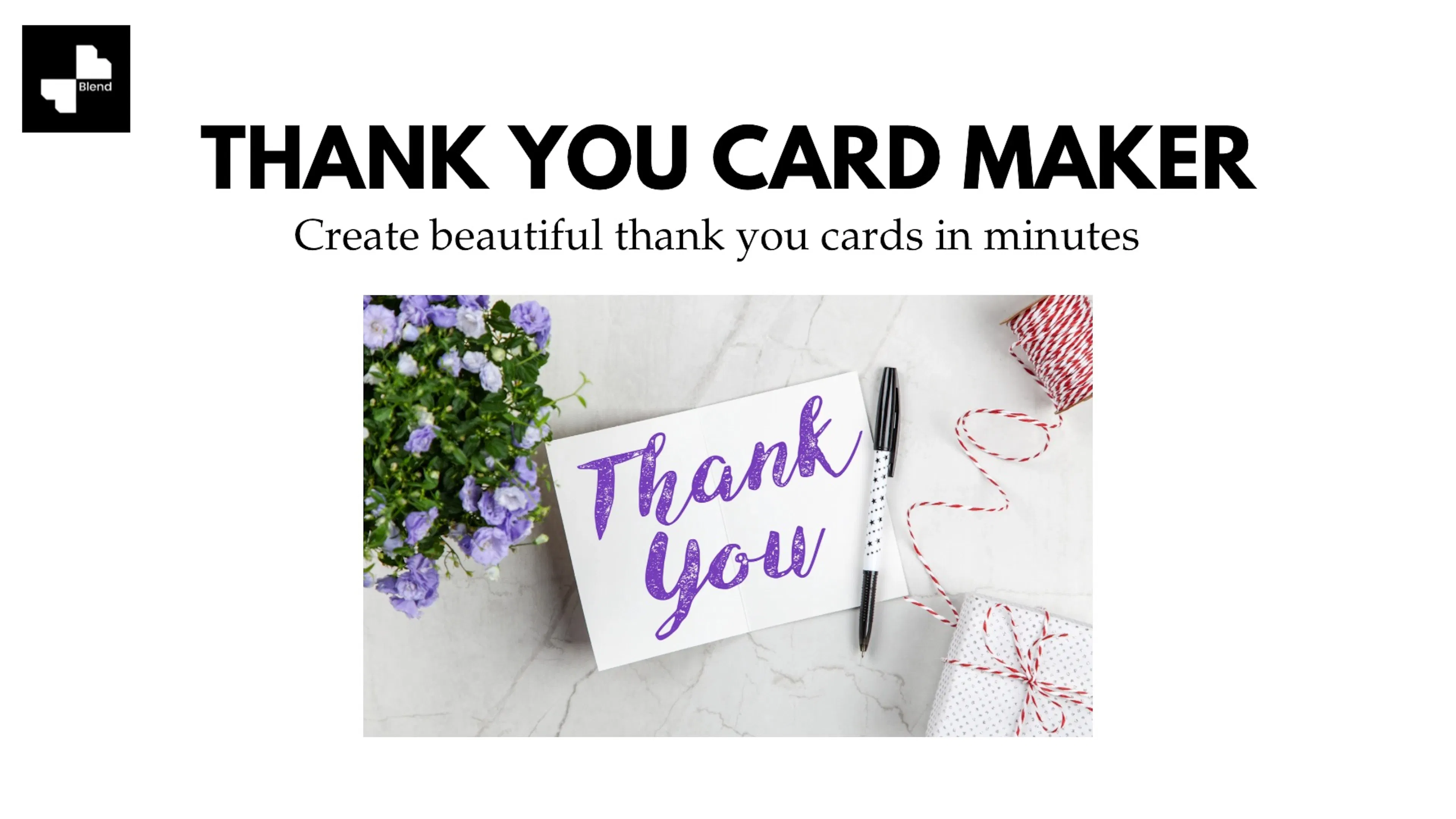 thank you card design