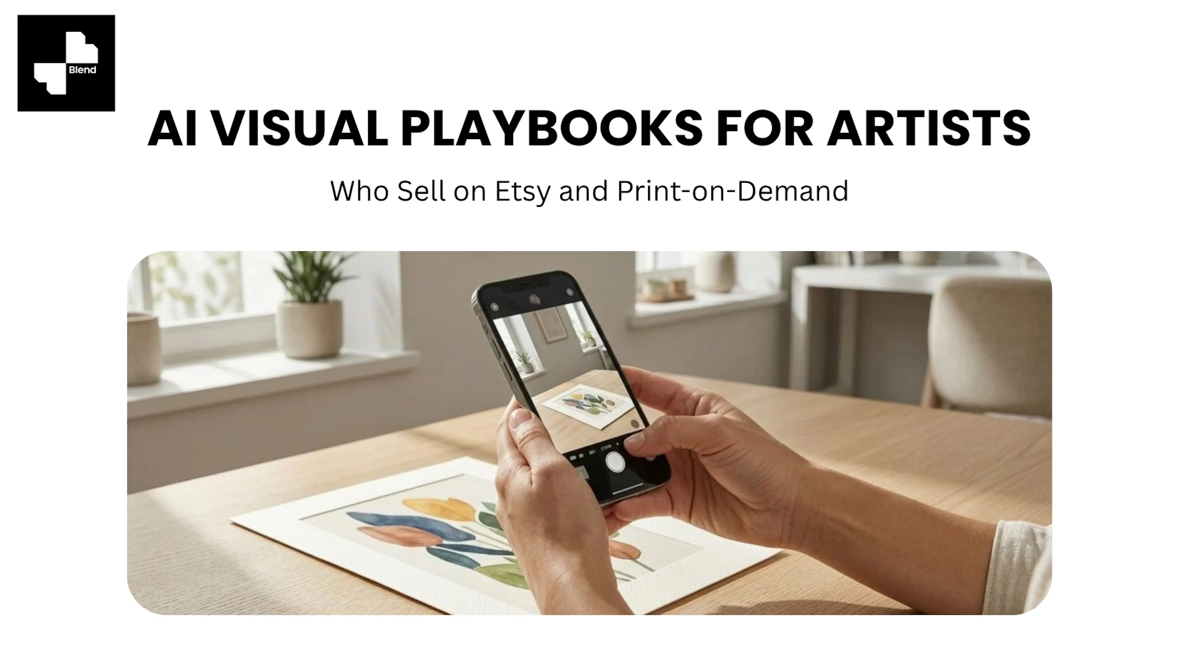 AI Visual Playbooks for Artists Who Sell on Etsy and Print-on-Demand