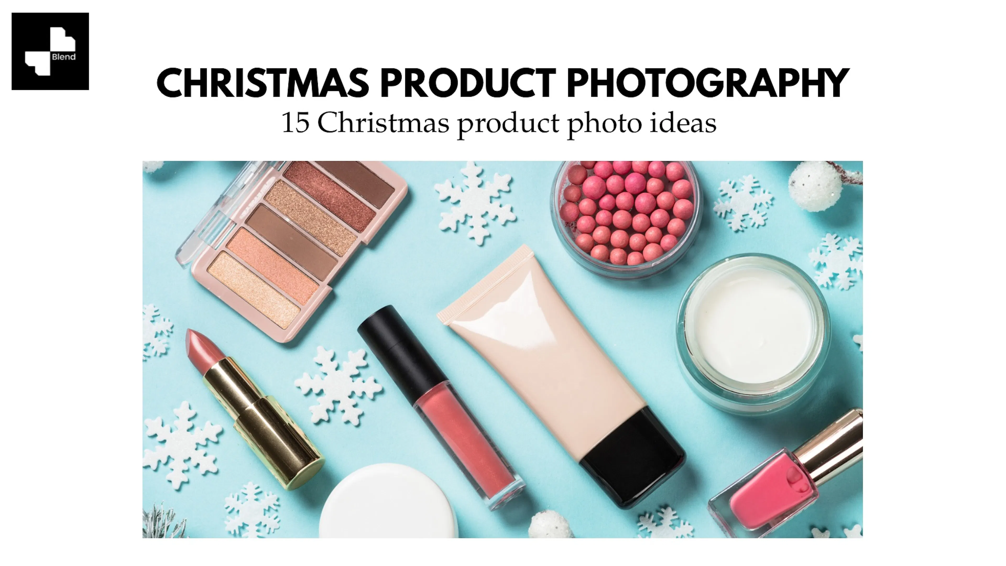 christmas product photography