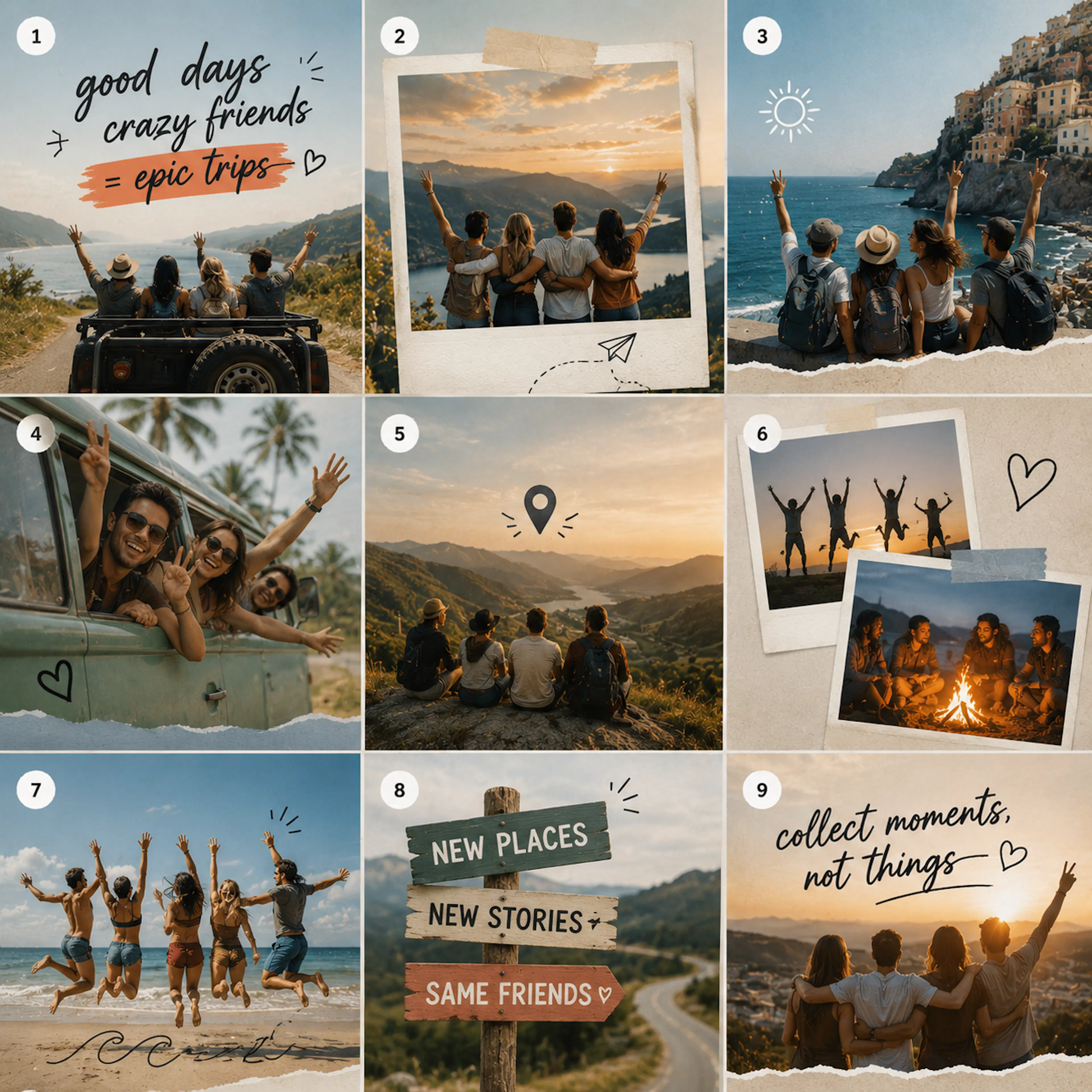 travel instagram carousel
