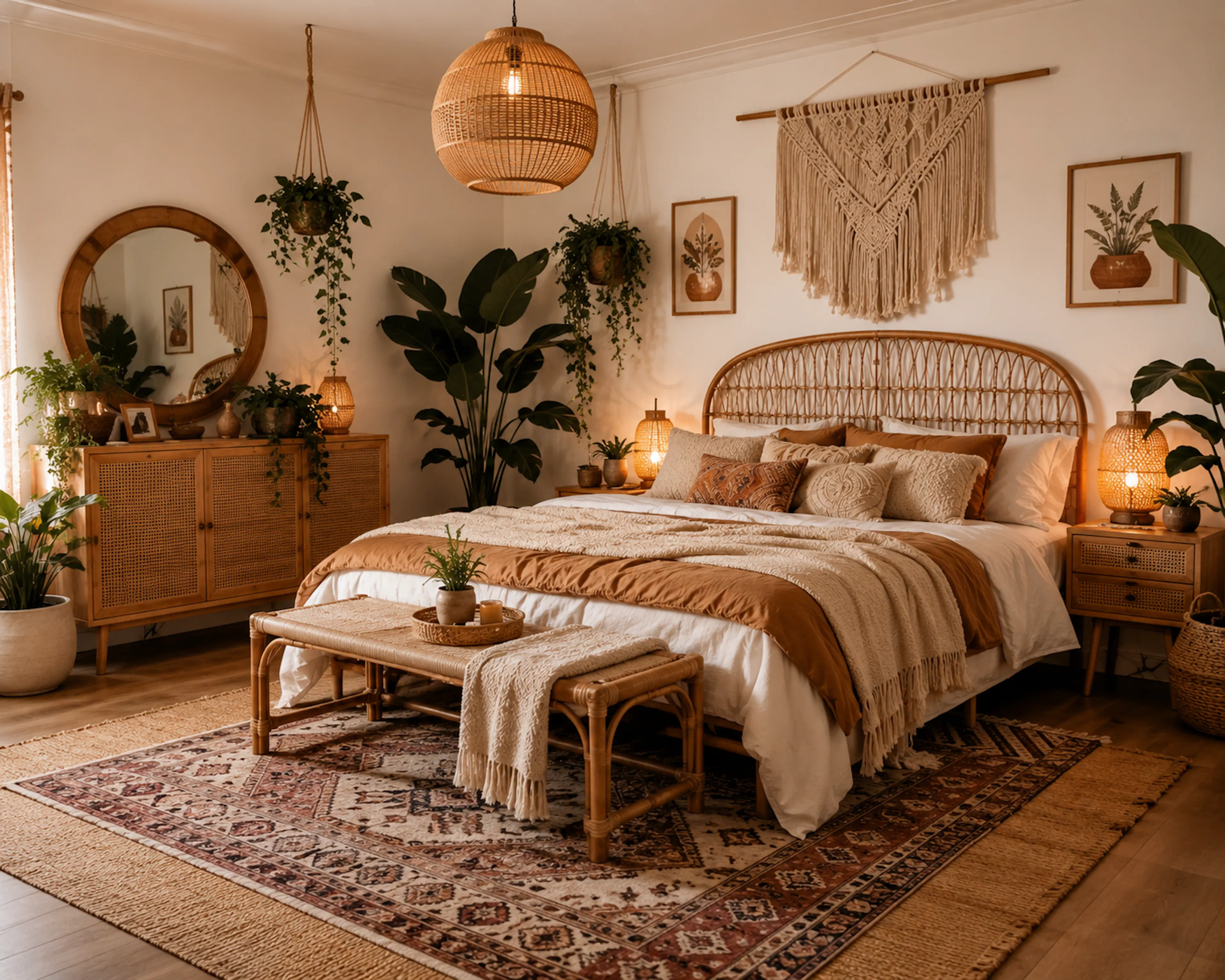 boho bedroom design